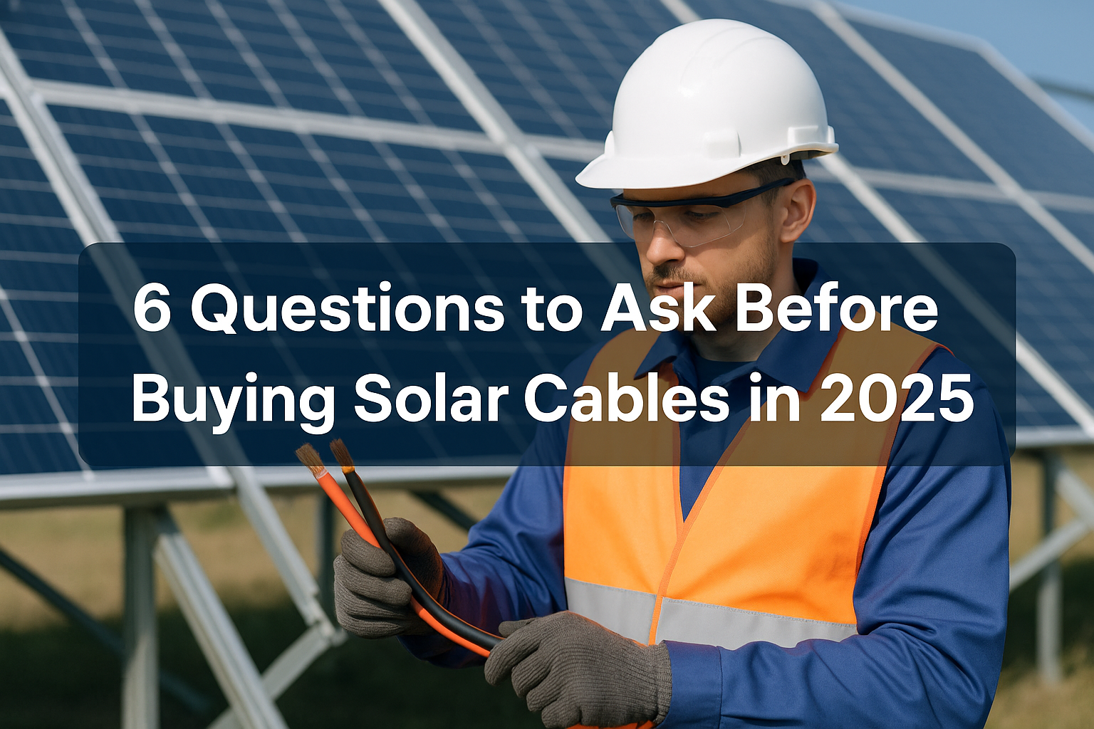 6 questions to ask before buying solar cables in 2025
